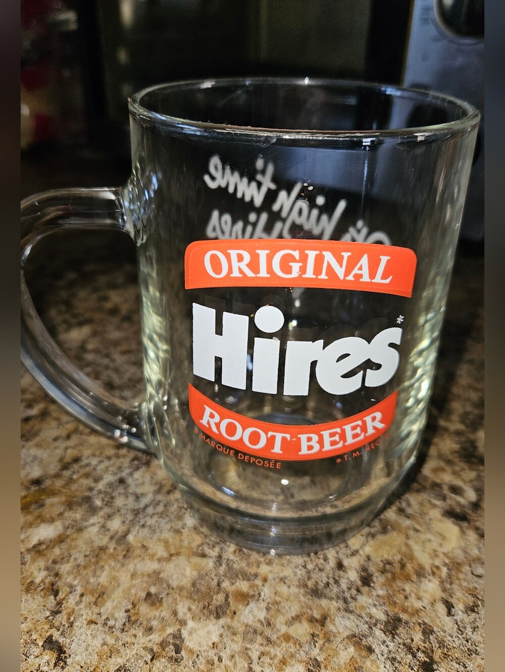 Vintage Hires Rootbeer glass Stein Glass